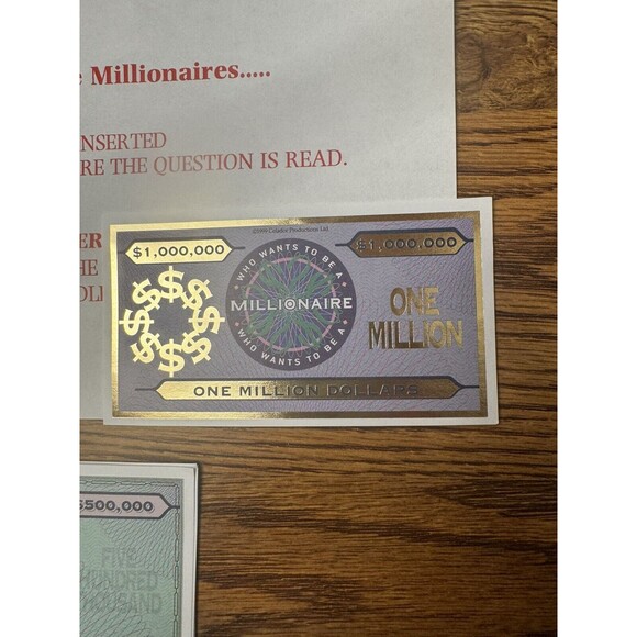“WHO WANTS TO BE A MILLIONAIRE” 2000 Pressman FunFAMILY BOARD GAME 100% - Picture 11 of 14